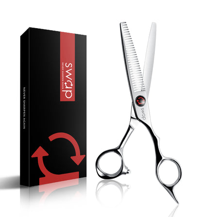 SWAP Professional Hair Cutting Scissors - SUS 440C & Cobalt Stainless Steel Barber Shears, 5.5”-7”  Profesional Thinning Shears for Hair Cutting, Fine Adjustment Tension, Premium Shears for Hair Cutting